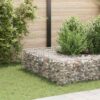 vidaXL Gabion plantenbak verhoogd kubus 40x40x40 cm staaldraad