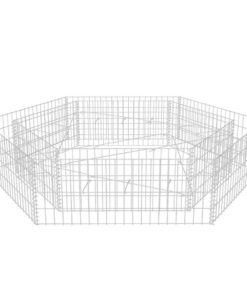 vidaXL Gabion plantenbak verhoogd zeshoekig 200x173x40 cm
