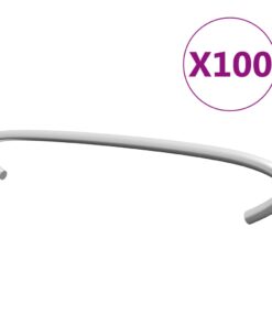vidaXL Gabionhaken 100 st 15 cm gegalvaniseerd staal