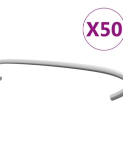 vidaXL Gabionhaken 50 st 20 cm gegalvaniseerd staal