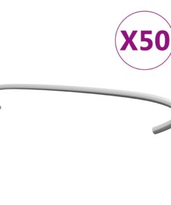 vidaXL Gabionhaken 50 st 40 cm gegalvaniseerd staal