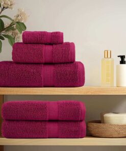 vidaXL Gastendoek SOLUND Bordeauxrood 550 gsm