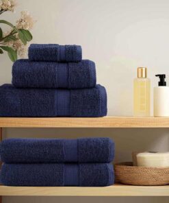 vidaXL Gastendoek SOLUND Marineblauw 550 gsm