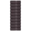 vidaXL Gastendoekjes FROGN 10 st 30x50 cm 360 g/m² antraciet
