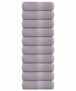 vidaXL Gastendoekjes FROGN 10 st 30x50 cm 360 g/m² grijs