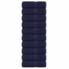 vidaXL Gastendoekjes FROGN 10 st 30x50 cm 360 g/m² marineblauw