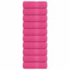 vidaXL Gastendoekjes FROGN 10 st 30x50 cm 360 g/m² roze