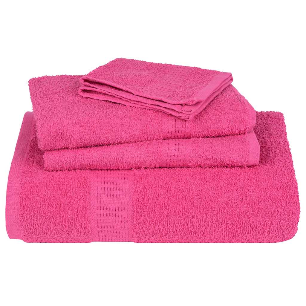 vidaXL Gastendoekjes FROGN 10 st 30x50 cm 360 g/m² roze - Image 4