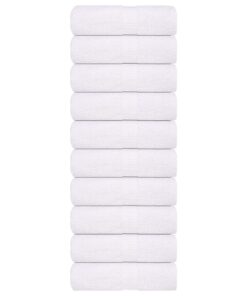 vidaXL Gastendoekjes FROGN 10 st 30x50 cm 360 g/m² wit