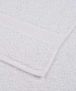 vidaXL Gastendoekjes FROGN 10 st 30x50 cm 360 g/m² wit