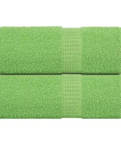 vidaXL Gastendoekjes FROGN 2 st 30x50 cm 360 g/m² appelgroen