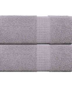 vidaXL Gastendoekjes FROGN 2 st 30x50 cm 360 g/m² grijs