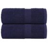 vidaXL Gastendoekjes FROGN 2 st 30x50 cm 360 g/m² marineblauw