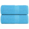 vidaXL Gastendoekjes FROGN 2 st 30x50 cm 360 g/m² turquoise