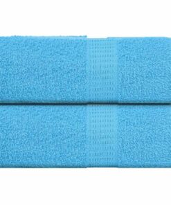 vidaXL Gastendoekjes FROGN 2 st 30x50 cm 360 g/m² turquoise
