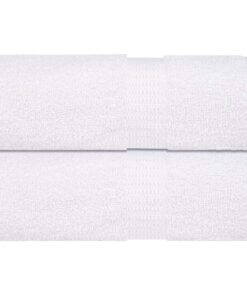 vidaXL Gastendoekjes FROGN 2 st 30x50 cm 360 g/m² wit