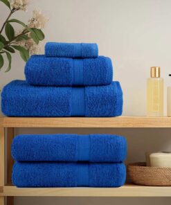 vidaXL Gastendoekjes FROGN 4 st 30x50 cm 360 g/m² blauw