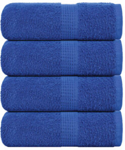 vidaXL Gastendoekjes FROGN 4 st 30x50 cm 360 g/m² blauw