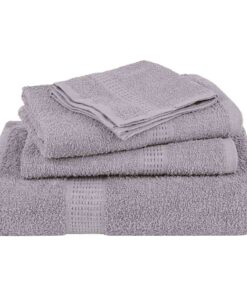 vidaXL Gastendoekjes FROGN 4 st 30x50 cm 360 g/m² grijs