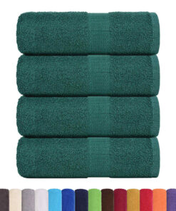 vidaXL Gastendoekjes FROGN 4 st 30x50 cm 360 g/m² groen