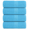 vidaXL Gastendoekjes FROGN 4 st 30x50 cm 360 g/m² turquoise