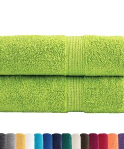 vidaXL Gastendoekjes SOLUND 2 st 600 g/m² 30x50 cm appelgroen