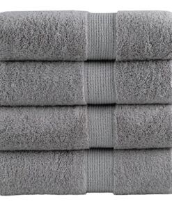 vidaXL Gastendoekjes SOLUND 4 st 600 g/m² 30x50 cm grijs