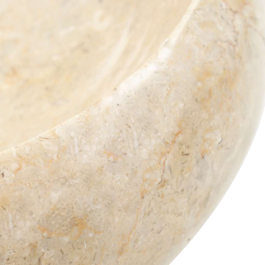 vidaXL Gootsteen 40x12 cm marmer crème - Image 6