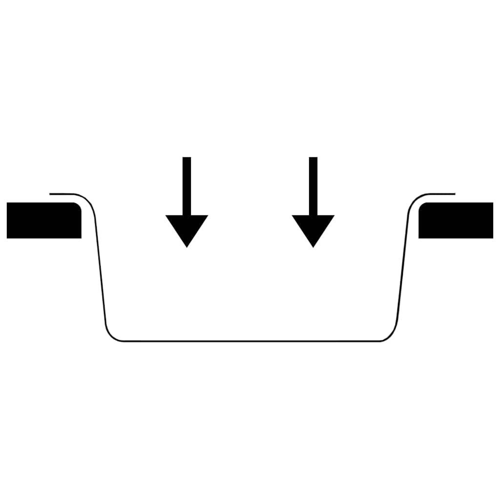vidaXL Gootsteen dubbele bakken met overloopgat graniet wit - Image 7