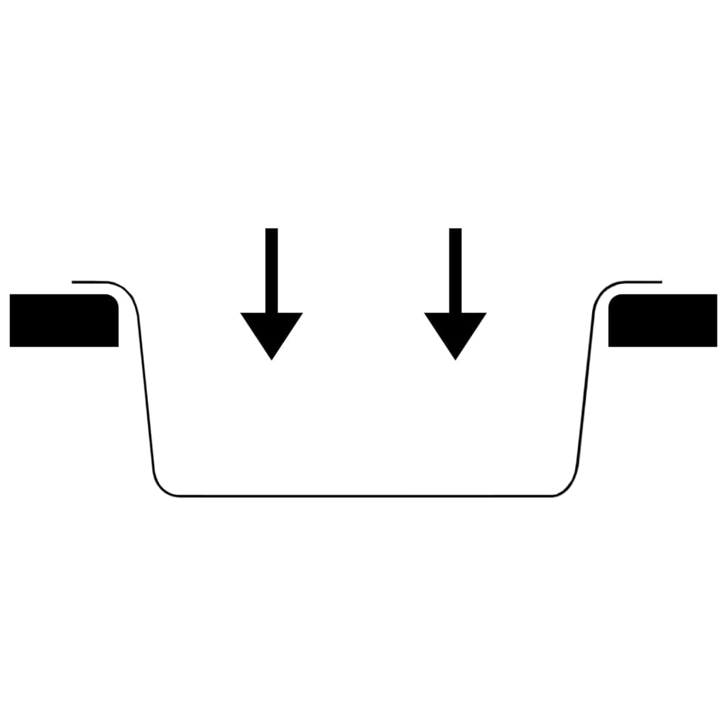 vidaXL Gootsteen met overloopgat graniet zwart - Image 6