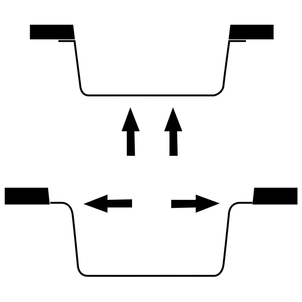 vidaXL Gootsteen met overloopgat graniet zwart - Image 7