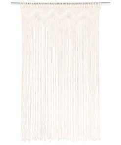 vidaXL Gordijn macramé 140x240 cm katoen