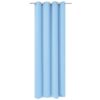 vidaXL Gordijn met metalen ringen verduisterend 270x245 turquoise