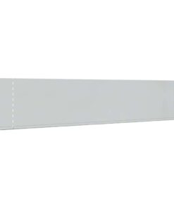 vidaXL Grasboorden 100x19 cm gegalvaniseerd staal 5 st