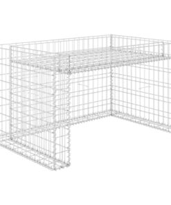 vidaXL Grasmaaieroverkapping met plantenbak 110x80x60cm staaldraad