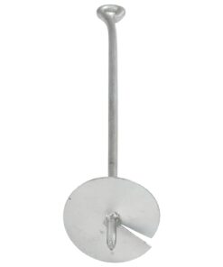 vidaXL Grondankers 10 st 10x60 cm gegalvaniseerd metaal