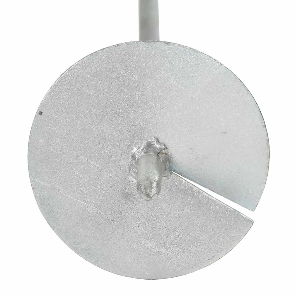 vidaXL Grondankers 6 st 10x60 cm gegalvaniseerd metaal - Afbeelding 6