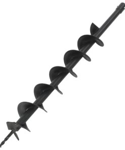 vidaXL Grondboor 100 mm staal