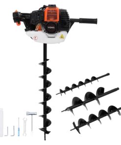 vidaXL Grondboor oranje