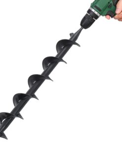 vidaXL Grondboorbit 75x600 mm staal