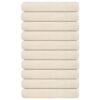vidaXL Handdoeken FROGN 10 st 100x200 cm 360 g/m² crème