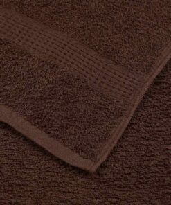 vidaXL Handdoeken FROGN 10 st 50x100 cm 360 g/m² bruin