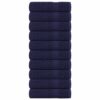 vidaXL Handdoeken FROGN 10 st 50x100 cm 360 g/m² marineblauw