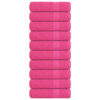 vidaXL Handdoeken FROGN 10 st 50x100 cm 360 g/m² roze