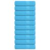 vidaXL Handdoeken FROGN 10 st 50x100 cm 360 g/m² turquoise