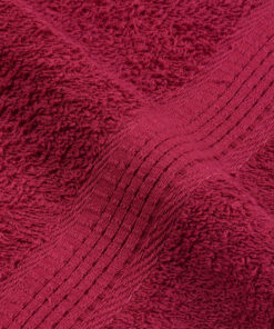 vidaXL Handdoeken FROGN 2 st 100x200 cm 360 g/m² bordeaux