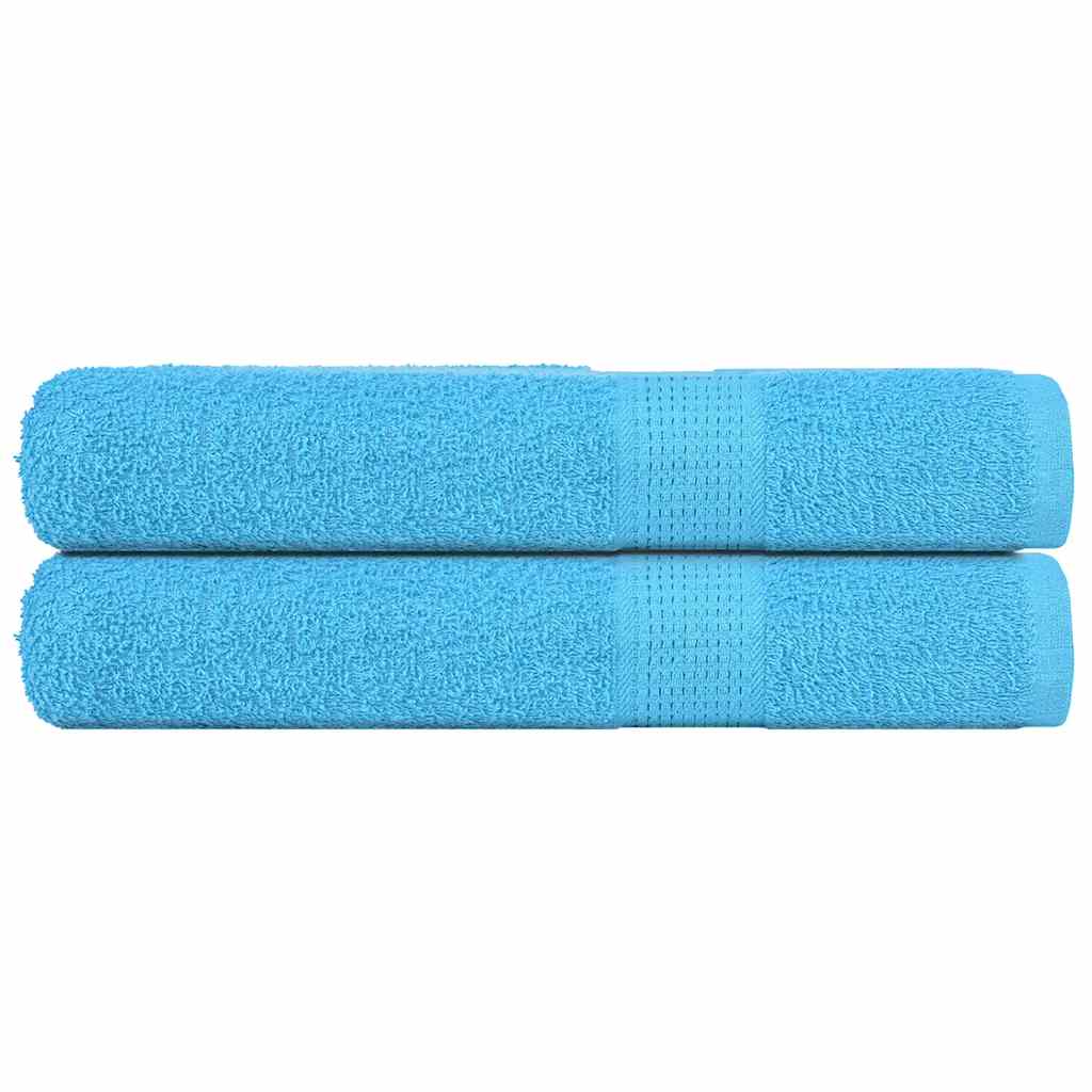 vidaXL Handdoeken FROGN 2 st 100x200 cm 360 g/m² turquoise