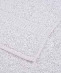 vidaXL Handdoeken FROGN 2 st 100x200 cm 360 g/m² wit