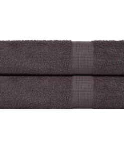 vidaXL Handdoeken FROGN 2 st 50x100 cm 360 g/m² antraciet