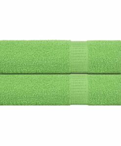 vidaXL Handdoeken FROGN 2 st 50x100 cm 360 g/m² appelgroen